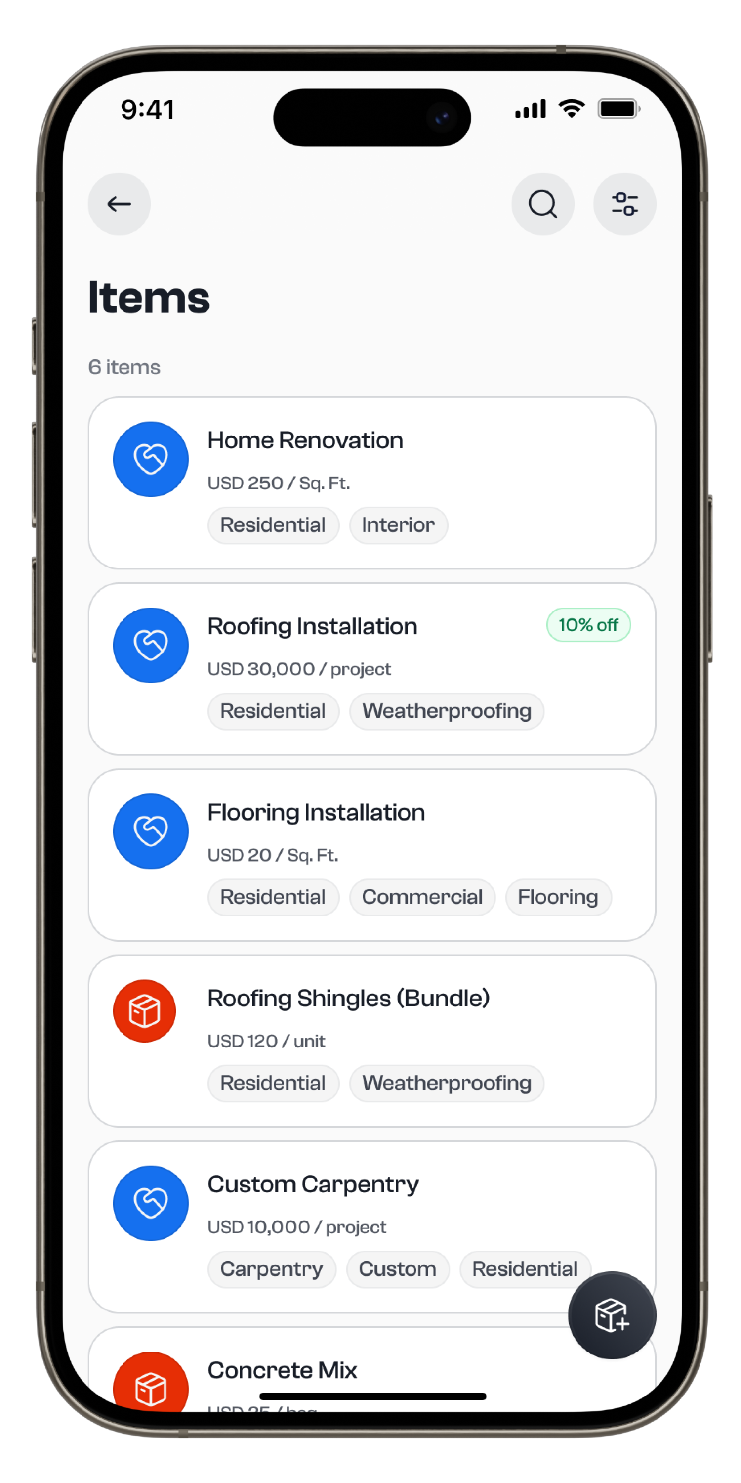 App screenshot - Reviews and photos