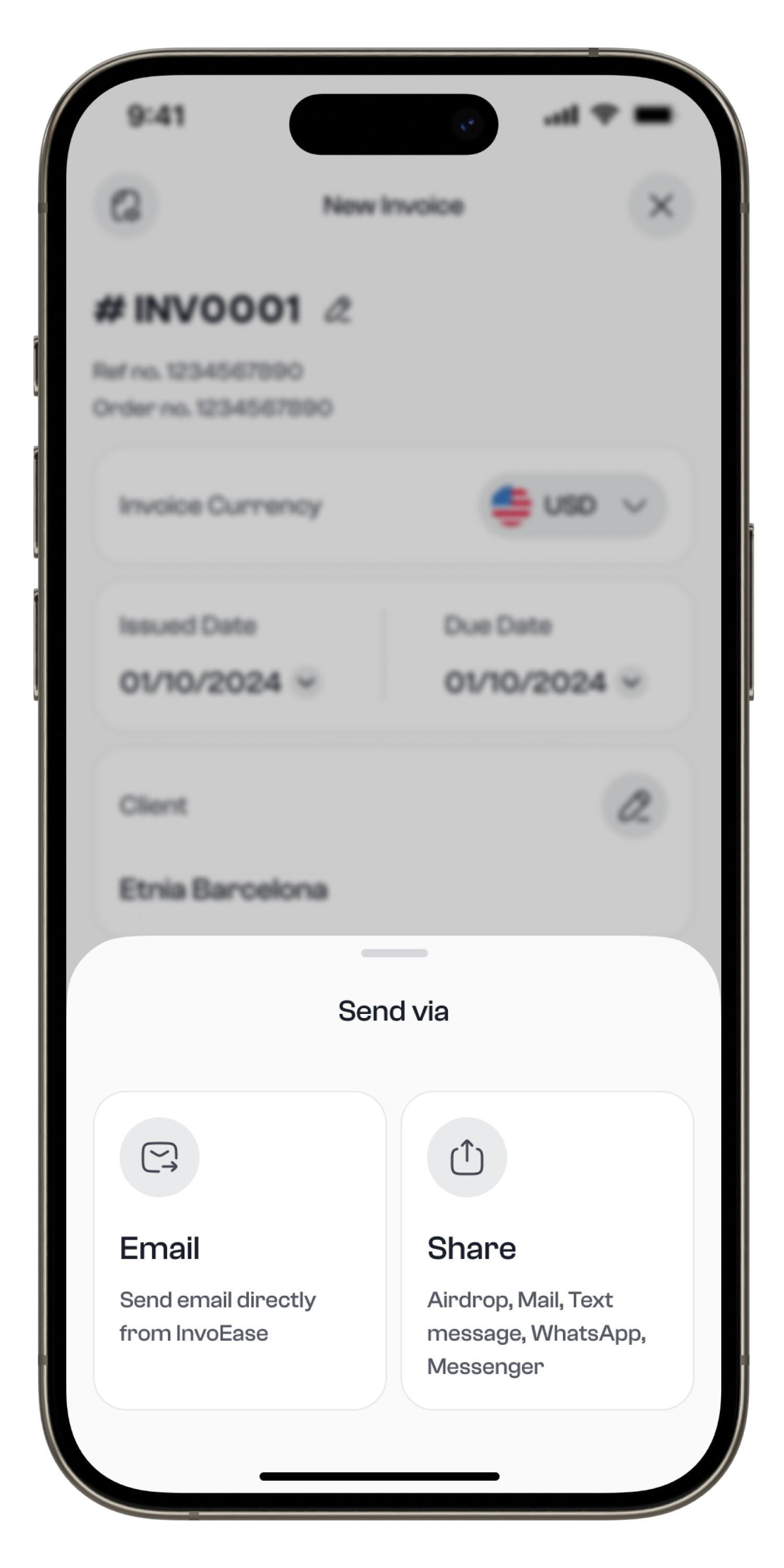 App screenshot - Contribute